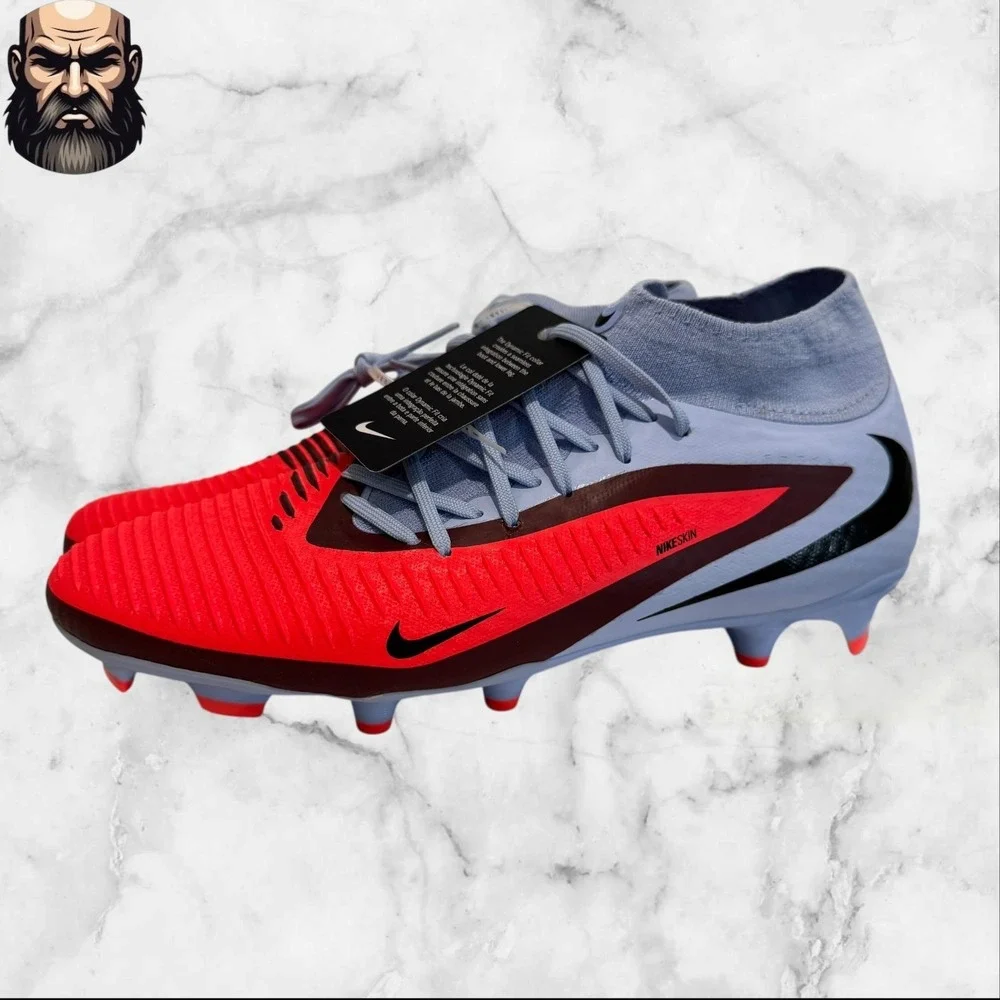 Nike Phantom 6 High Academy Multi-Ground Soccer Cleats HQ2278-400 Men's Size 6.5